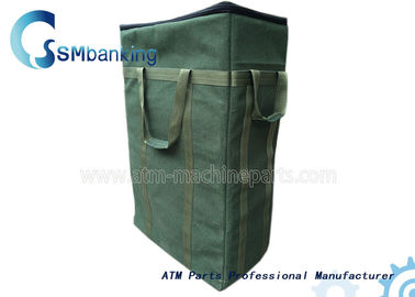 Bolso verde del casete de los recambios de la atmósfera con cinco casetes, componentes de la máquina del cajero automático