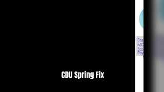 Muelle de torsión del carro de abrazadera Hyosung CDU