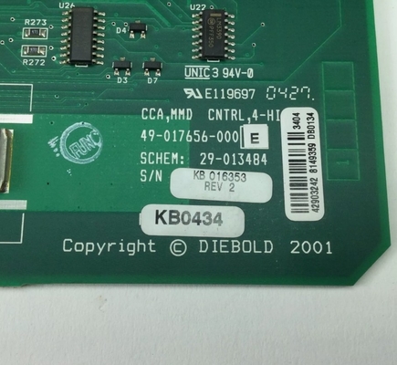 Diebold 49-017656-000E CCA Tarjeta de placa de control de la placa de control de la placa de control de la placa de control de la placa