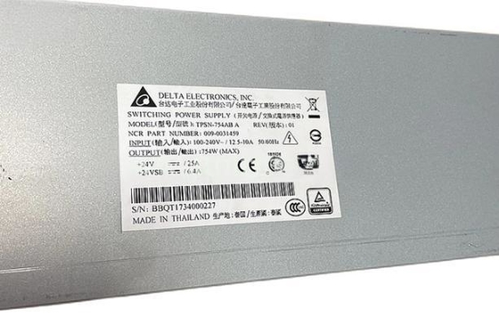 009-0031459 Fuente de alimentación conmutada NCR 754W TPSN-754AB A 0090031459 Piezas de cajero automático NCR