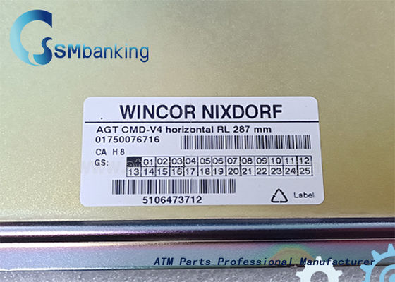 Transporte AGT CMD-V4 RL horizontal 287m m Chasis 1750076716 de Wincor Nixdorf de 01750076716 piezas del cajero automático
